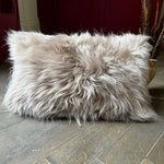 Cashmere Fur Cushion | Honey Gold 30cm x 50cm