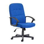 Cavalier fabric managers chair blue
