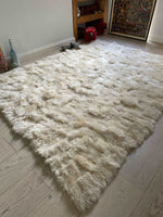 Champagne Tuscan Shearling Throw | Rug | Ultra Luxe Dense