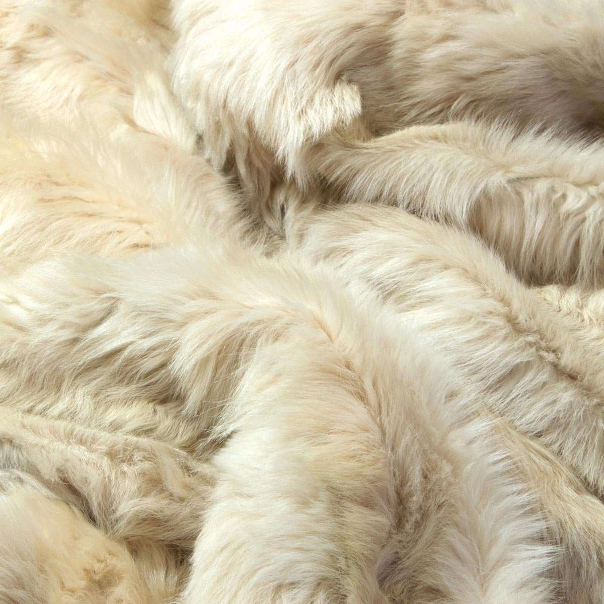 Champagne Tuscan Shearling Throw | Rug | Wildash London
