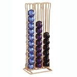 Coffee Capsule Iron Wire Rack - Silver or Gold Gold