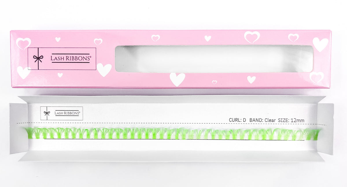 Lime Green 'D' Curl Lash Ribbons®