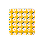 Colourful Retro Print Individual Coaster - Enamelhappy