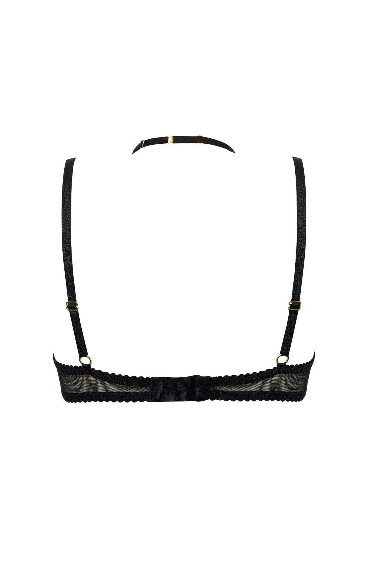 Confidante Devil Lace Bra Red and Black