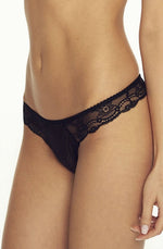 Confidante Opium Thong Black
