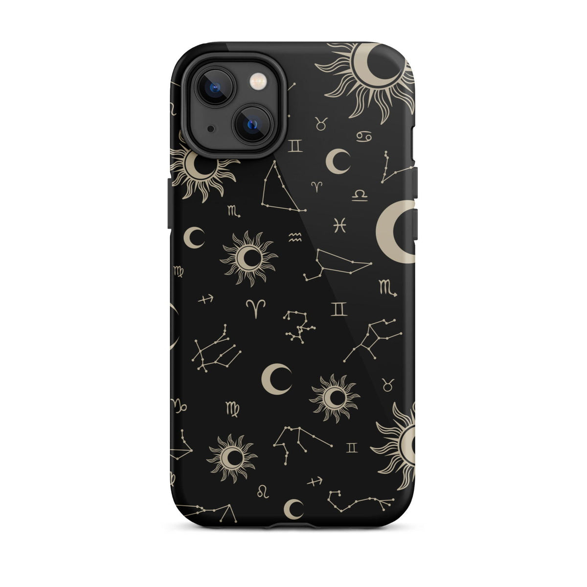 Constellations iPhone Case - Black iPhone 14 Plus