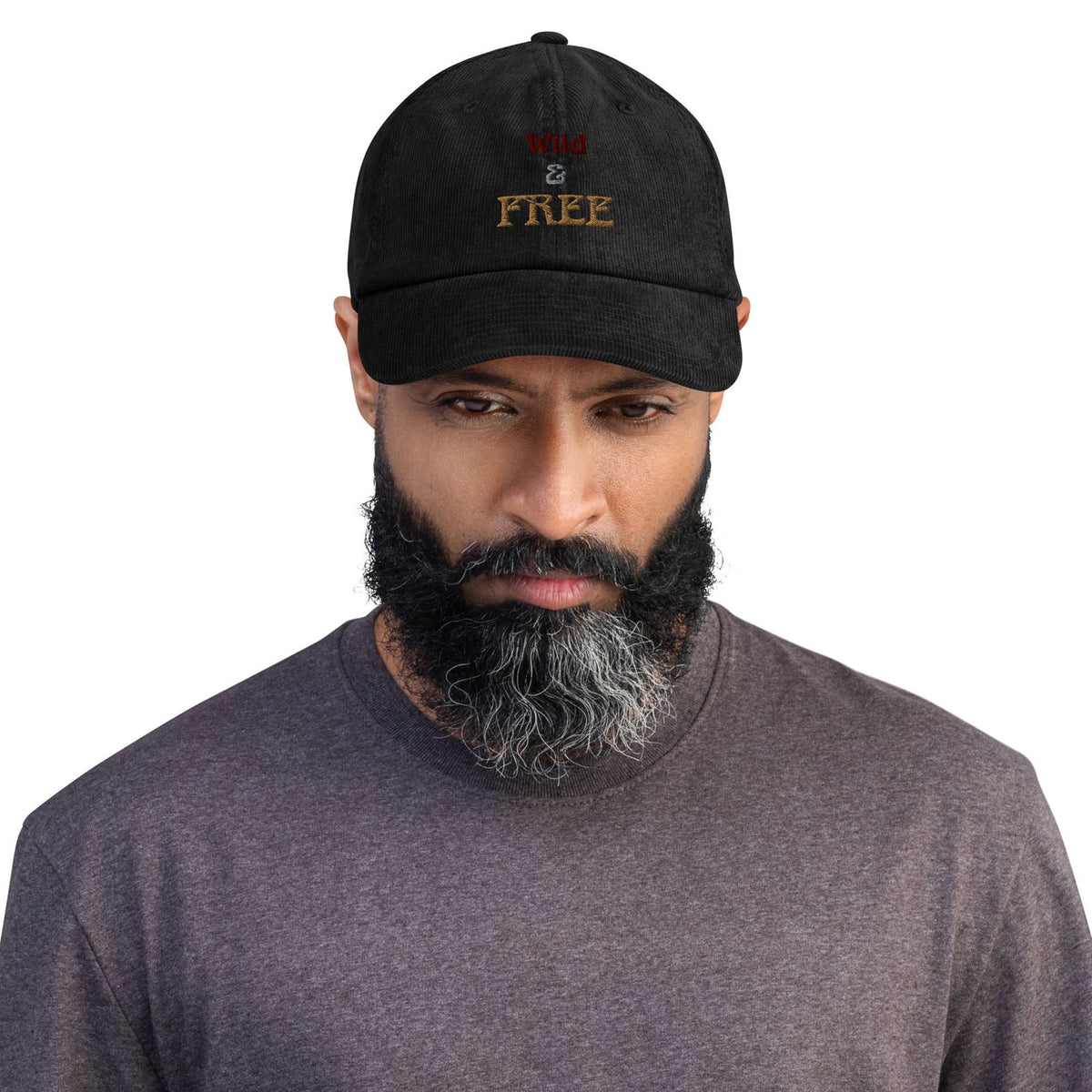 Corduroy Hat - Wild & Free Black