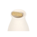 Cream Ribbed Palo Santo Brick Burner