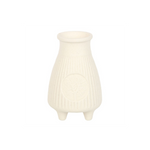 Cream Ribbed Palo Santo Brick Burner