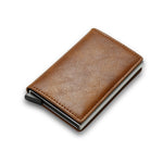 Credit Card Holder Wallet Brown