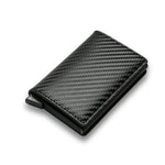 Credit Card Holder Wallet Carbon Fiber Black