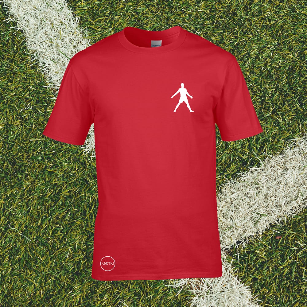 Cristiano Ronaldo Celebration T-Shirt Red & White