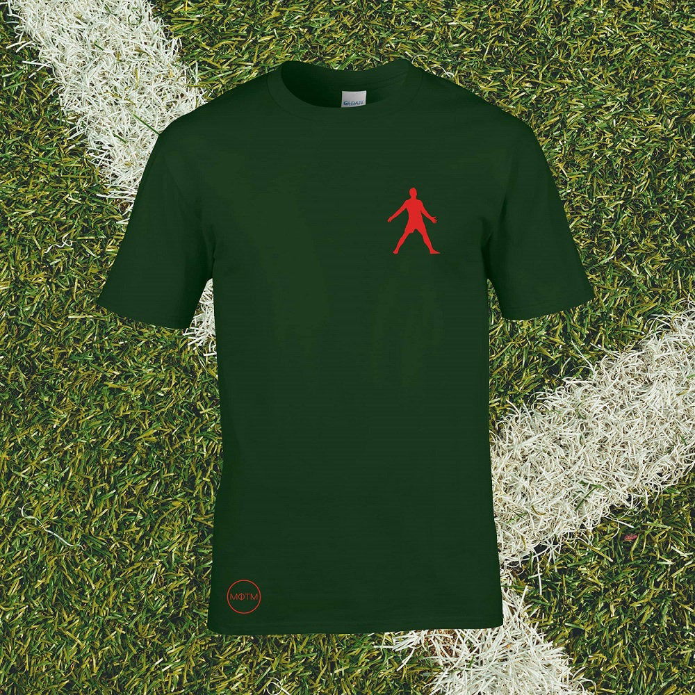 Cristiano Ronaldo Celebration T-Shirt Green & Red