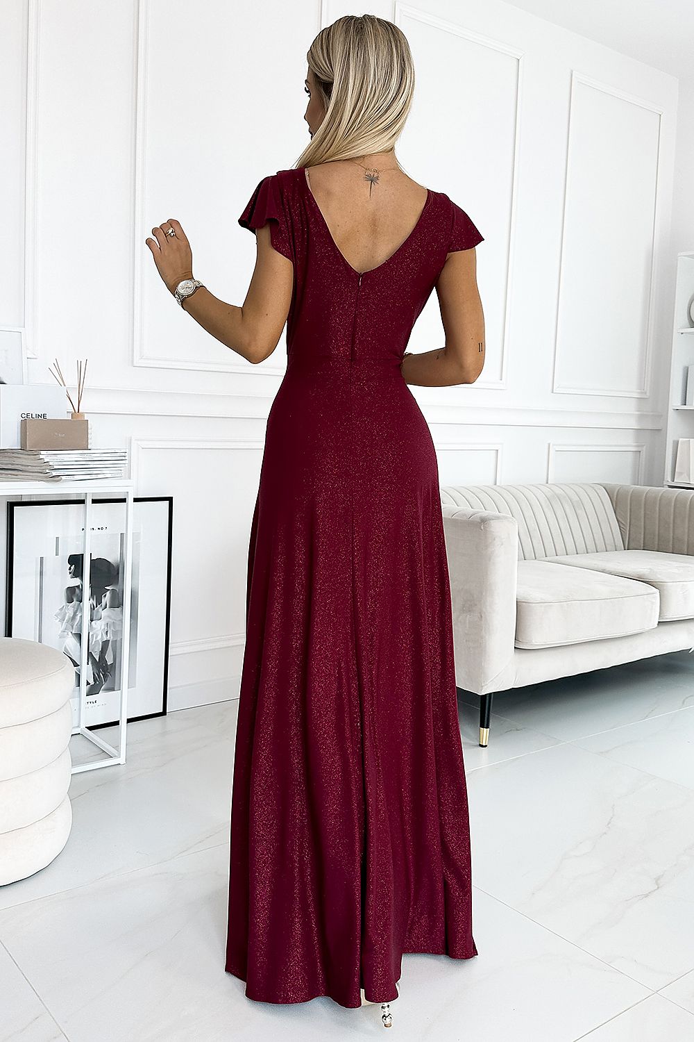Crystal Occasion Long Occasion Dress | Numoco