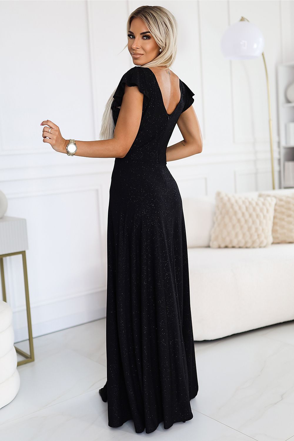 Crystal Occasion Long Occasion Dress | Numoco