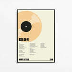 Custom Record Lyrics Wall Art Print