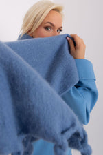 AT Geometric Tassel Shawl Scarf