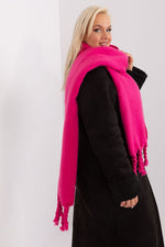 AT Geometric Tassel Shawl Scarf