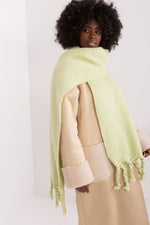 AT Geometric Tassel Shawl Scarf