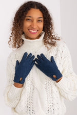 AT Geometric Pattern Insulated Gloves blue