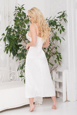 Kalimo Sanda Long Elegant Satin Nightshirt