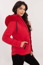 Factory Price Short Quilted Coat Jacket red