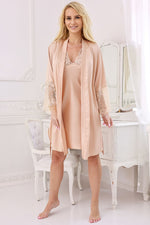 Kalimo Pilia Satin & Lace Nightdress Slip