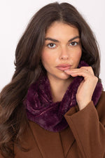 AT Fluffy Infinity Scarf violet 2 one-size-fits-all