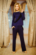 Kalimo Pangkor Two-Piece Pyjama Set navy blue