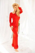 Kalimo Digue Comfort Women's Pyjama Set red