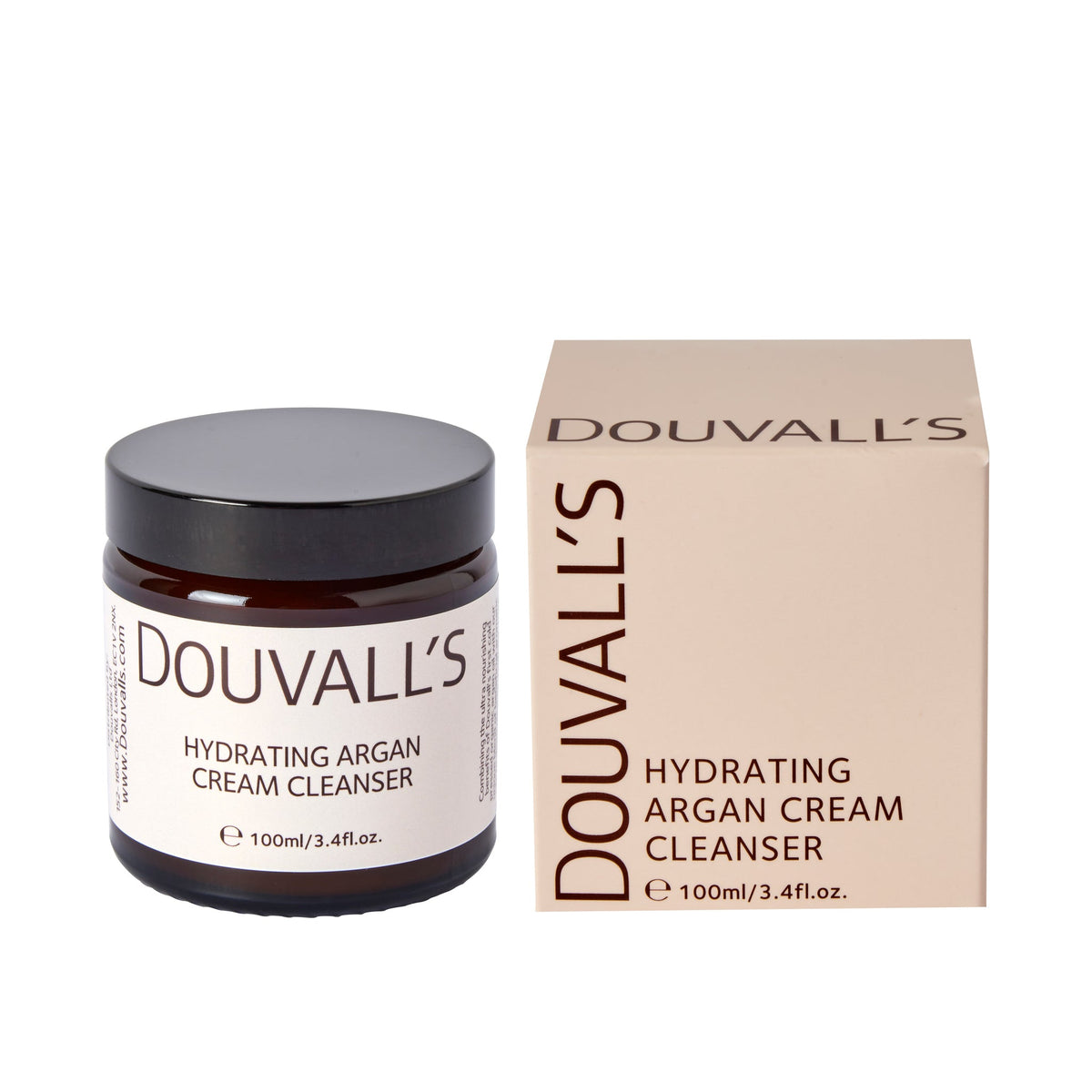 Douvall's Organic Argan Nourishing Cream Cleanser 100g | Deep Cleanse, Hydrate, and Nourish Naturally