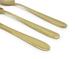 Cutlery Sets Stainless Steel Gold 16 24 32 piece Set Tableware Dinner Flatware Glim&Glam