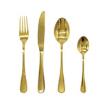 Cutlery Sets Stainless Steel Gold 16 24 32 piece Set Glim&Glam
