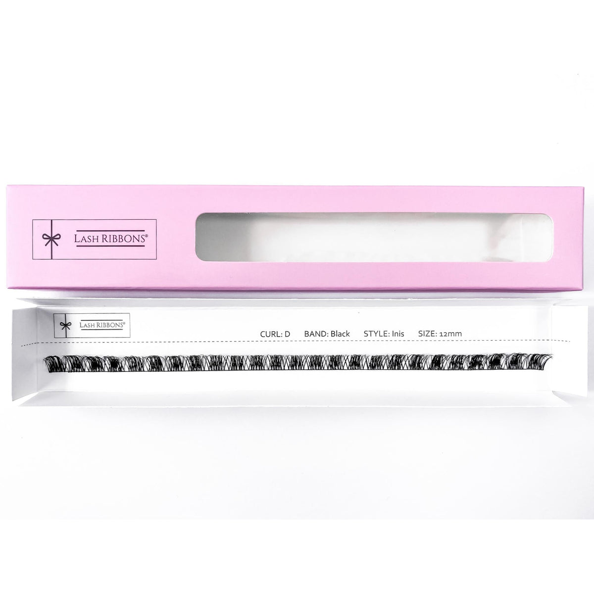 'D' Curl Black Lash Ribbons® Starter Kit (With Ultimate Bond) Inis 12mm