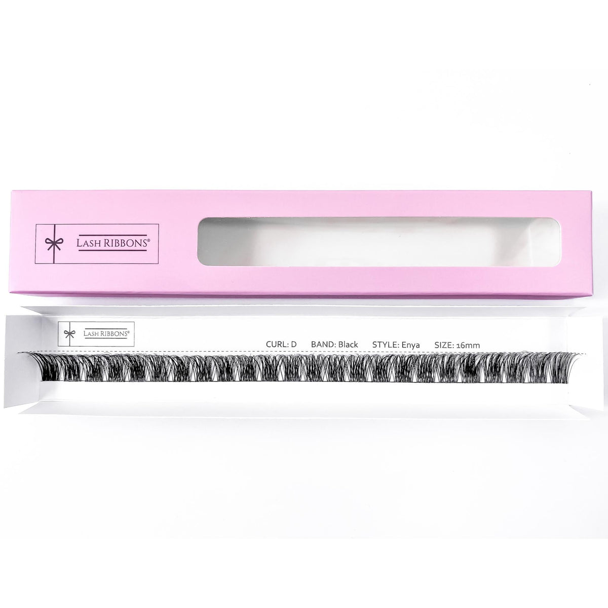 'D' Curl Black Lash Ribbons® Starter Kit (With Ultimate Bond) Enya 16mm