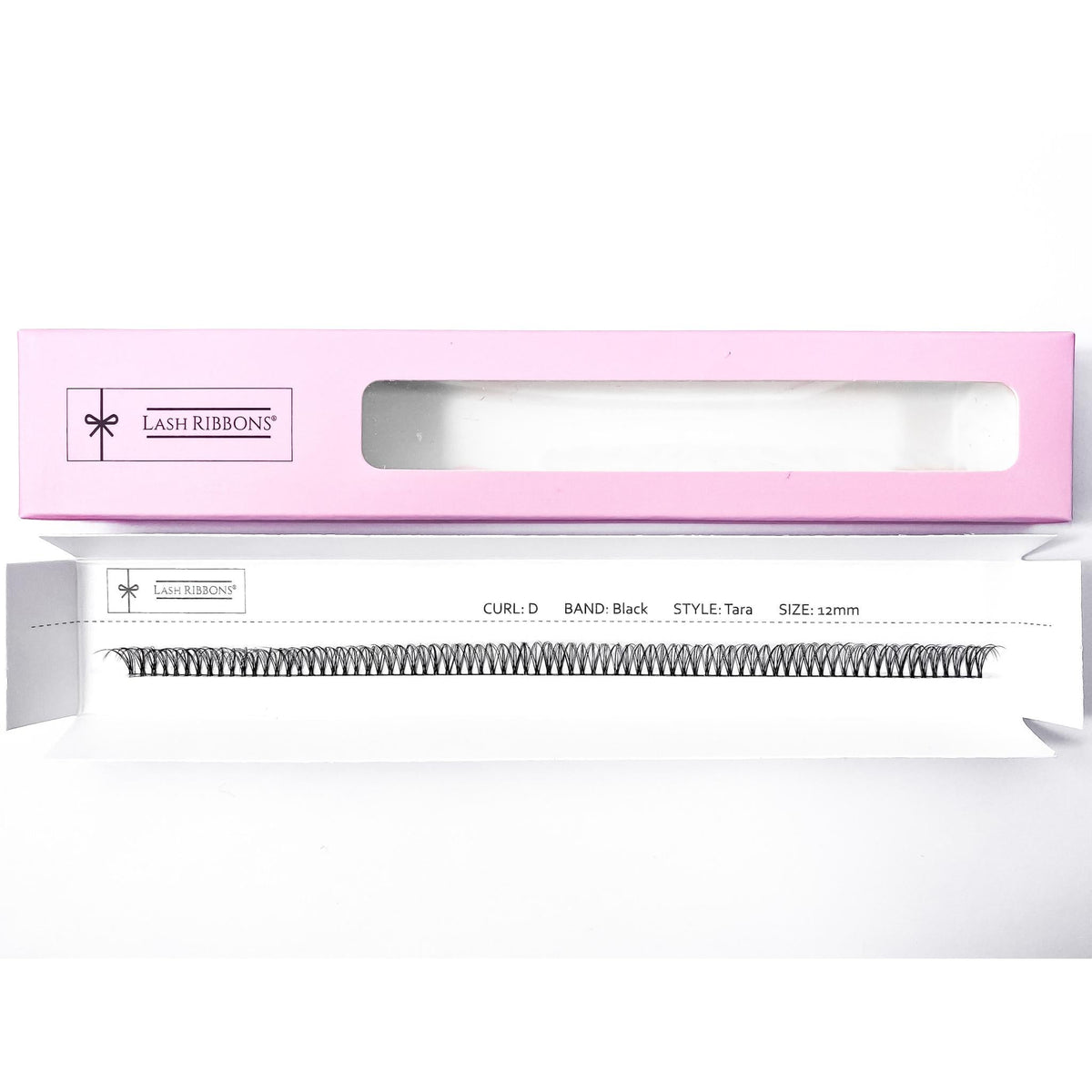 'D' Curl Black Lash Ribbons® Starter Kit (With Ultimate Bond) Tara 12mm