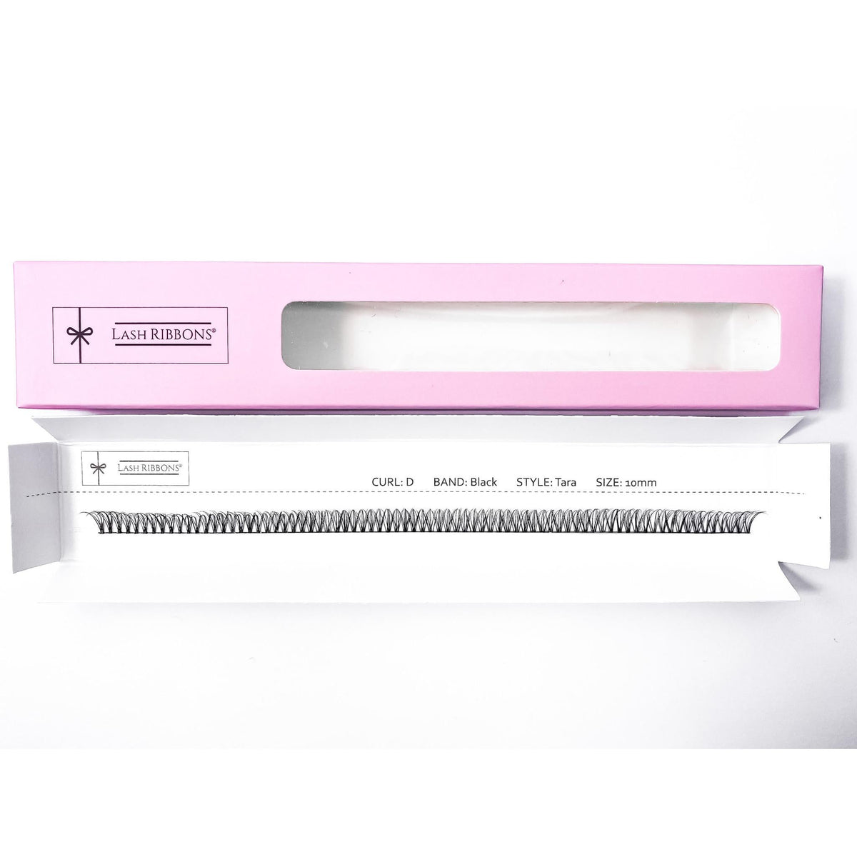 'D' Curl Black Lash Ribbons® Starter Kit (With Ultimate Bond) Tara 10mm