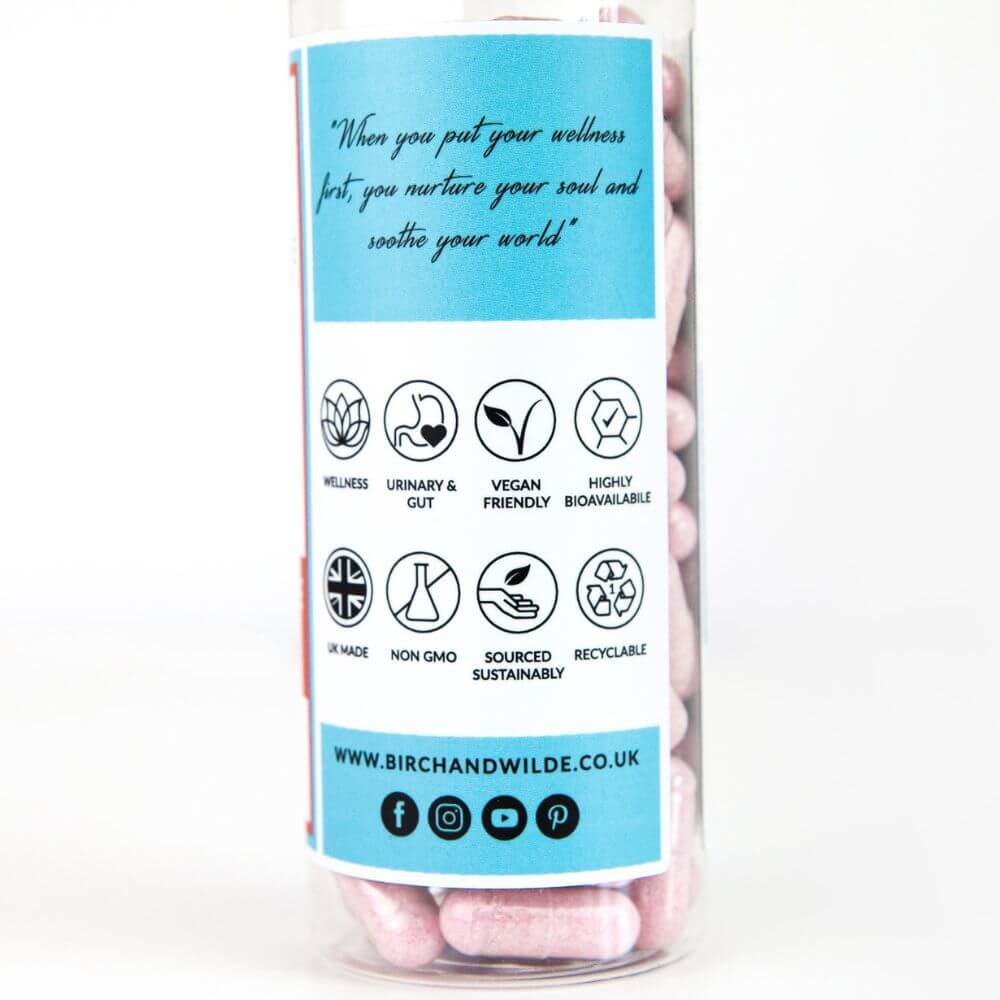 D-Mannose and Cranberry Extract Capsules x 90 | 1000-2000mg daily dose