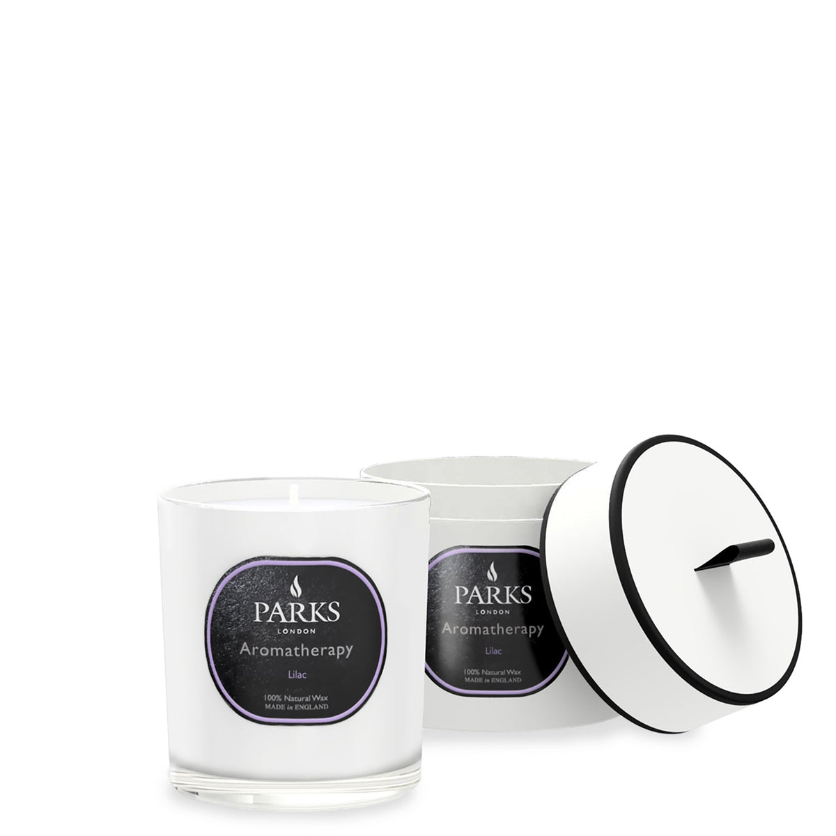 Parks London Aromatherapy Lilac Candle 220g