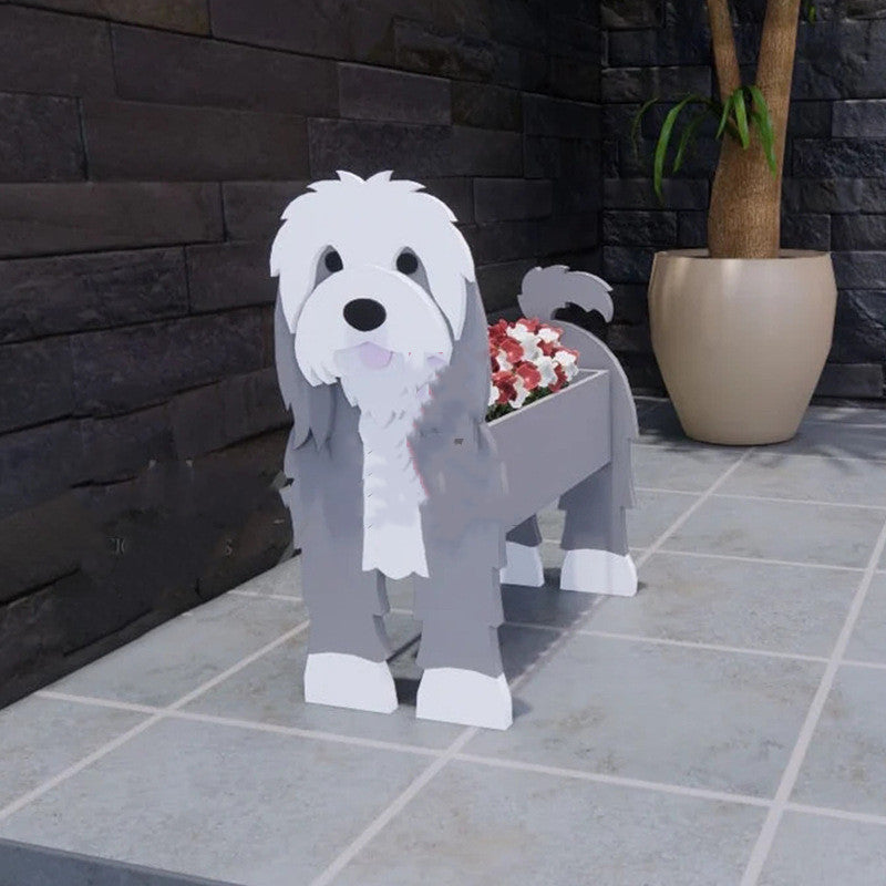 Garden Ornaments Dog Planter Planter Collie