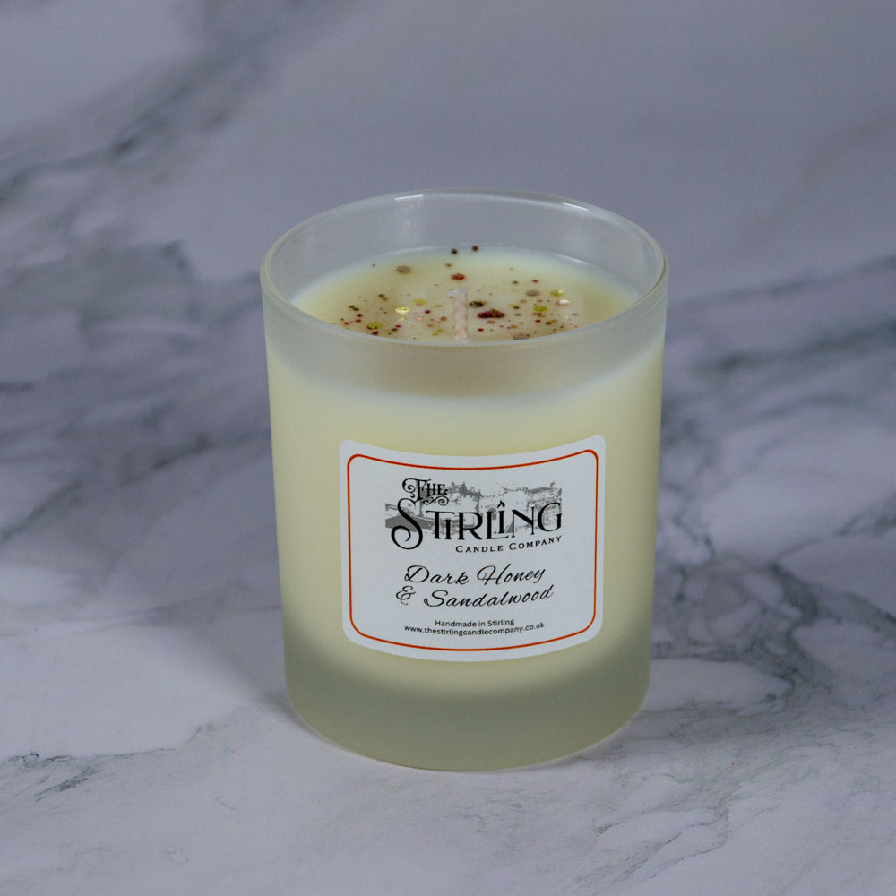 The Stirling Candle Company Dark Honey & Sandalwood Medium Candle
