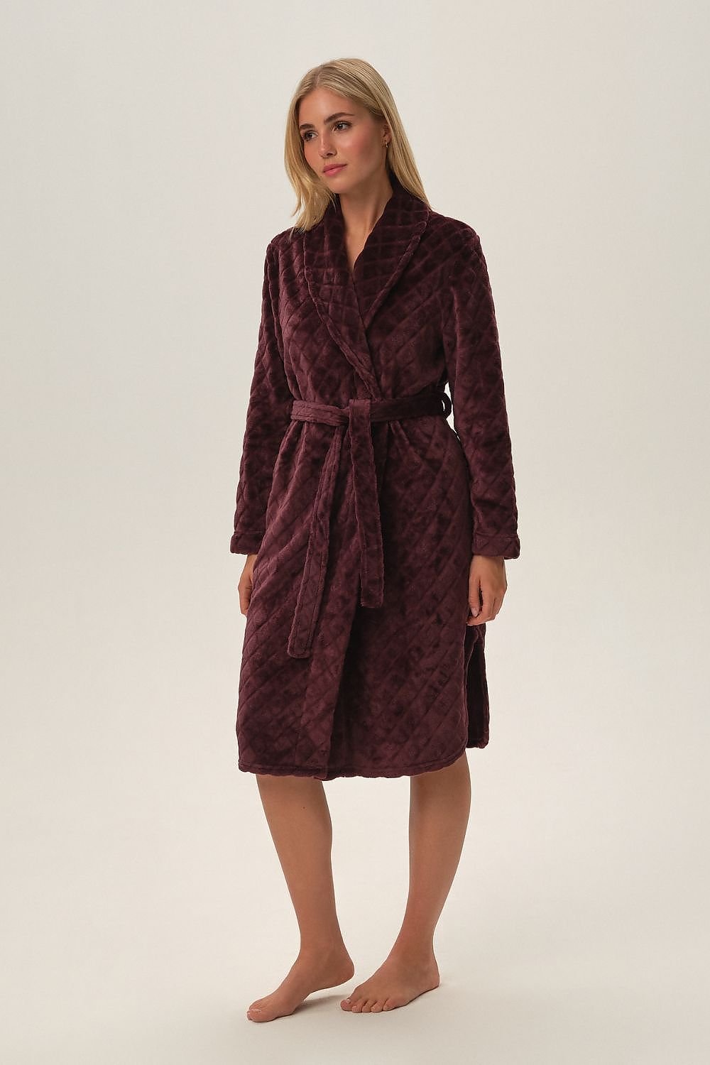 Dark Violet Bathrobe | Henderson