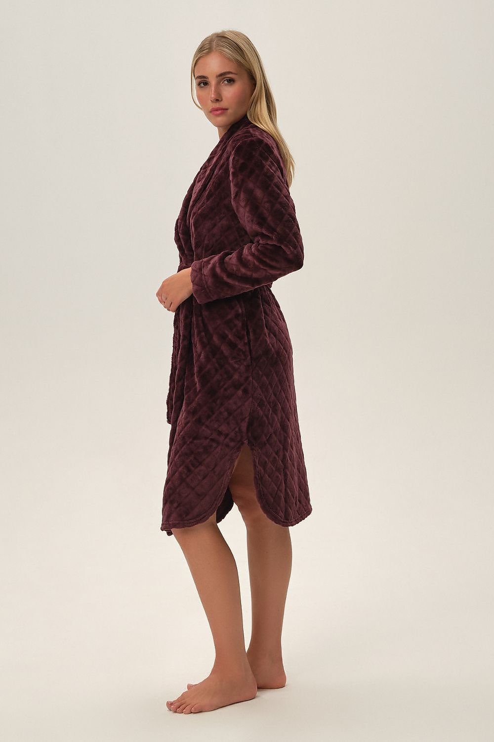 Dark Violet Bathrobe | Henderson