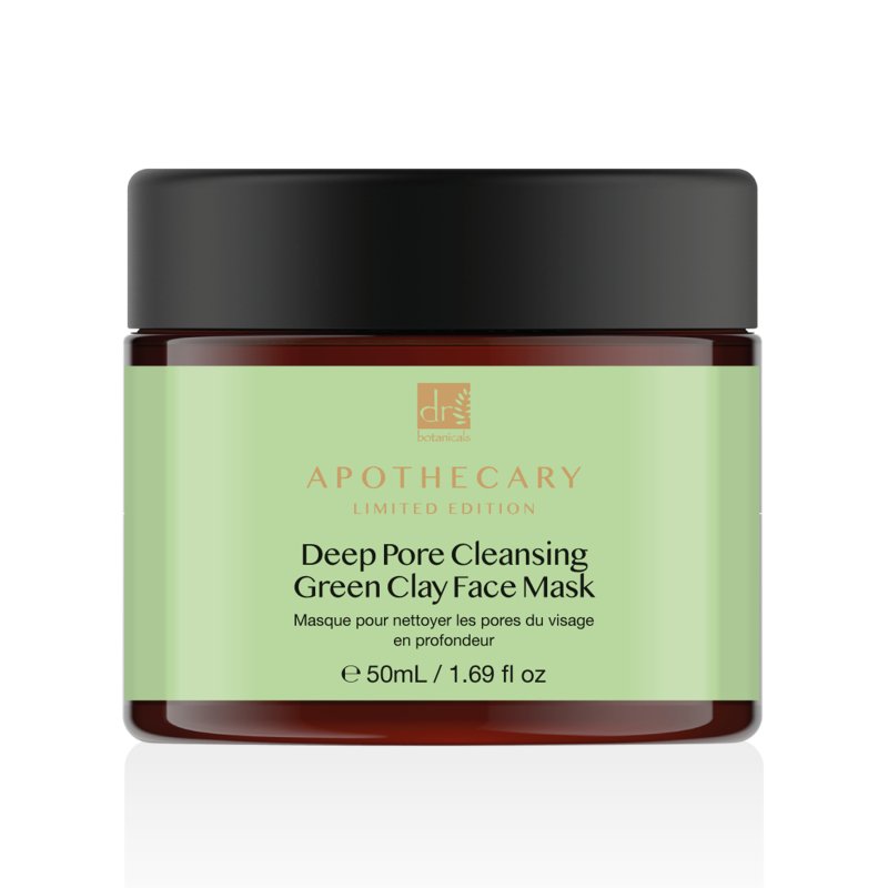 Dr Botanicals Deep Pore Cleansing Green Clay Face Mask 50ml