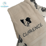 Dog Towels - Border Collie - Personalised