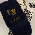 Dog Towels - Border Collie - Personalised