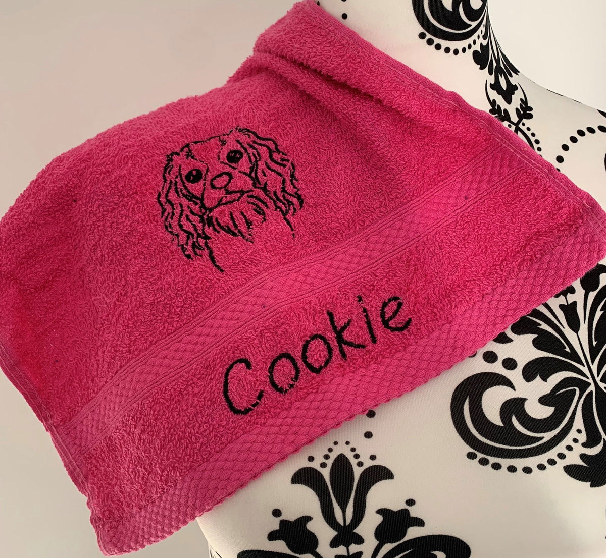 Dog Towels - Cavalier King Charles - Personalised