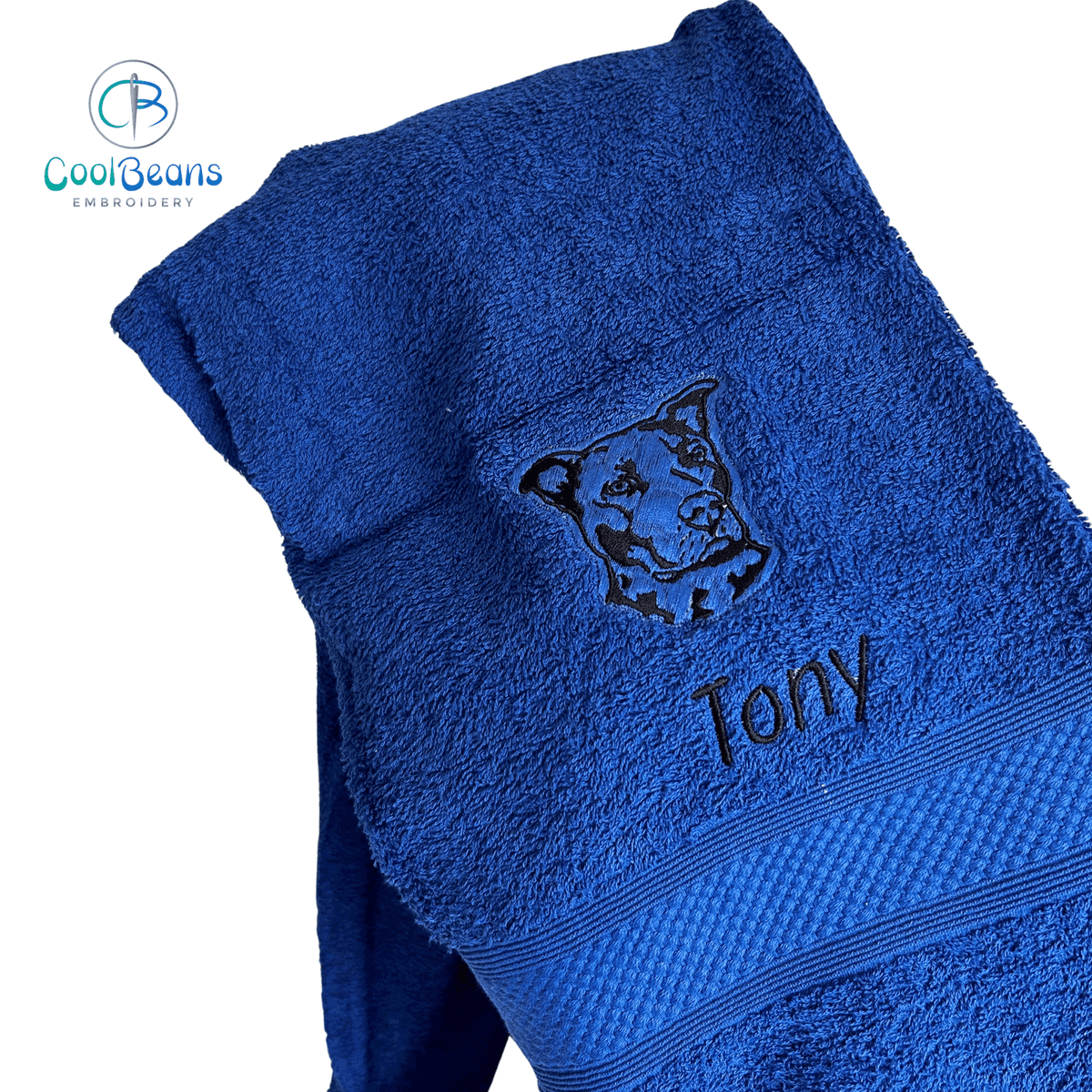 Dog Towels - Staffordshire Bull Terrier - Personalised