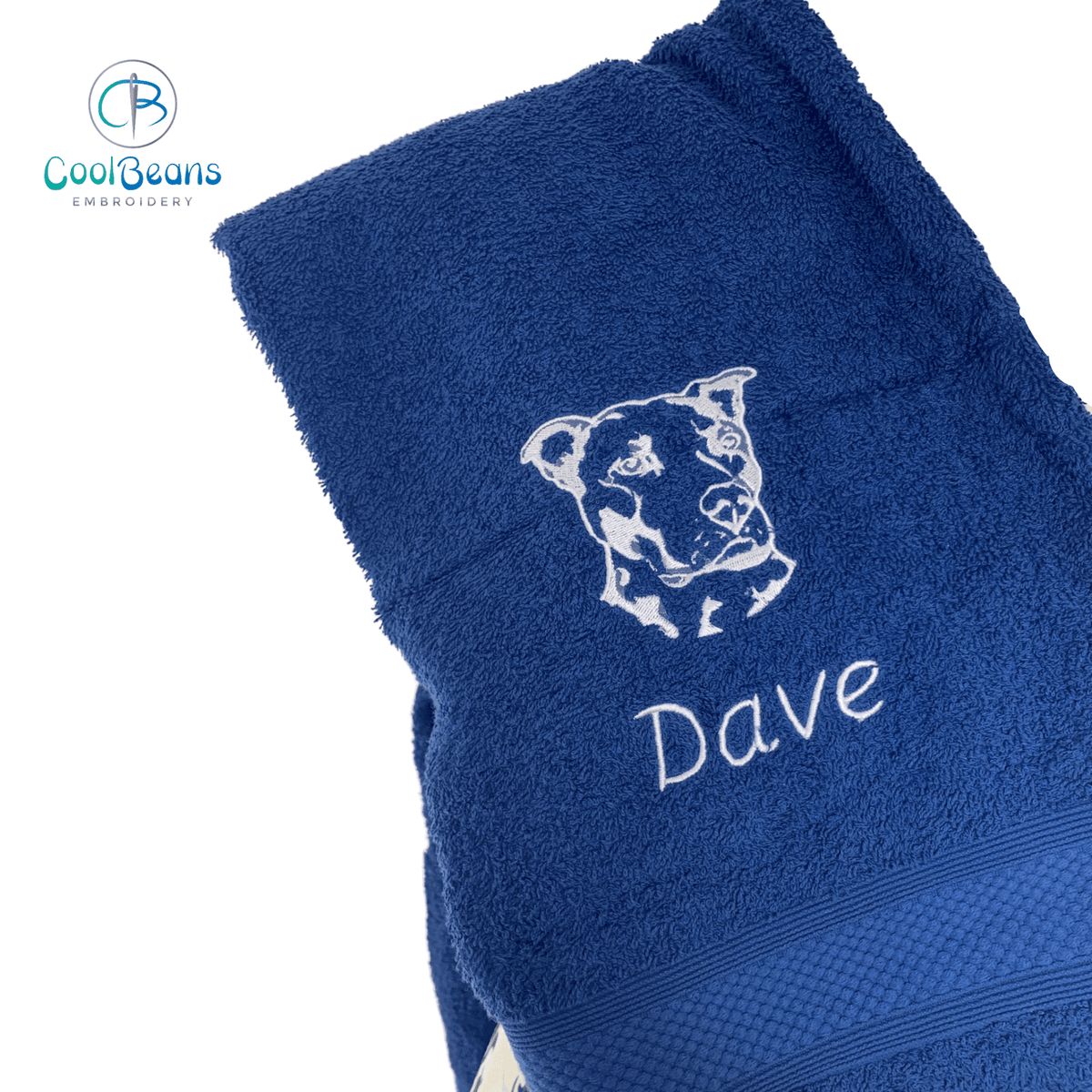 Dog Towels - Staffordshire Bull Terrier - Personalised