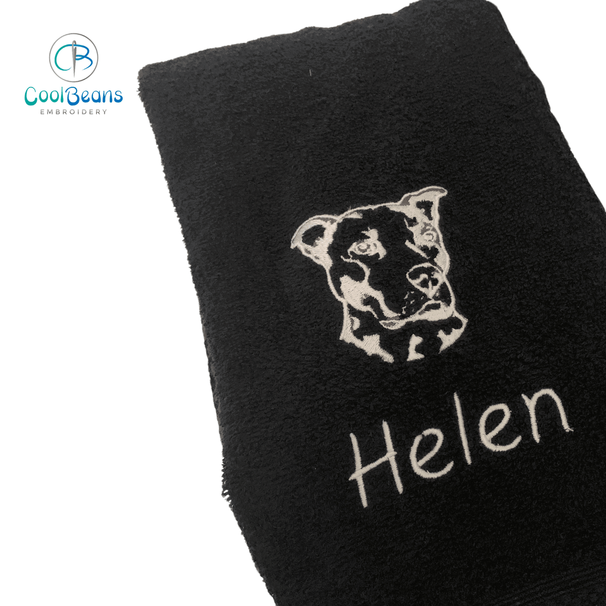 Dog Towels - Staffordshire Bull Terrier - Personalised